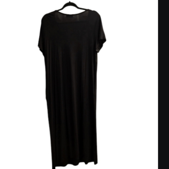 Maurices Black Maxi T-Shirt Dress, Size Large - Picture 1 of 6